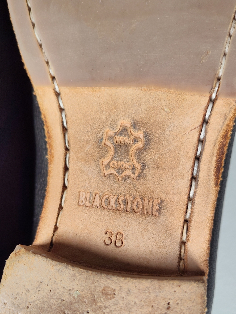 Blackstone HL58 Black Calfskin Leather Loafers 38‎ - Picture 10 of 11